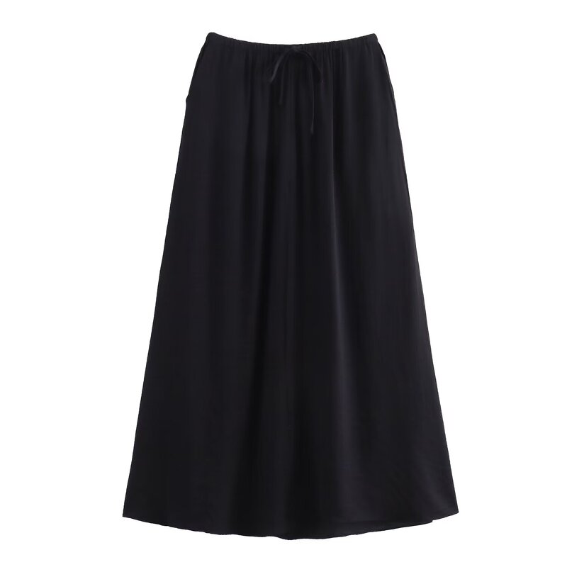 Midi Skirt Manufacturer - OEM Custom PB&ZA Women 2024 Summer Texture