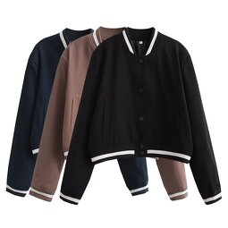 Baseball Jacket Manufacturer - OEM Custom PB&ZA Women 2023 Spring Vintage