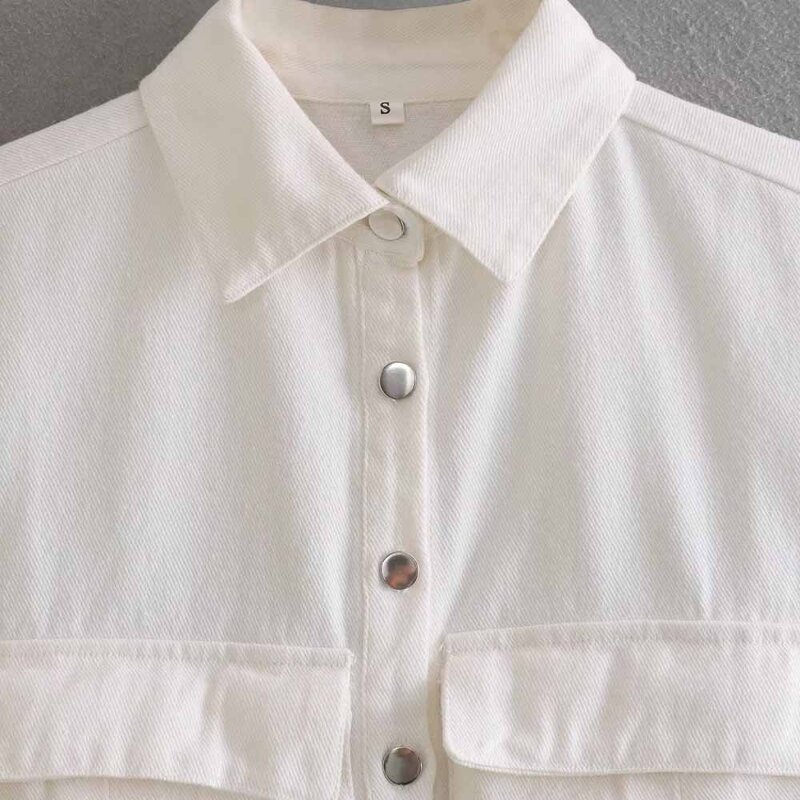 Denim Waistcoat Manufacturer - OEM Custom PB&ZA Women 2023 Autumn 3 Color