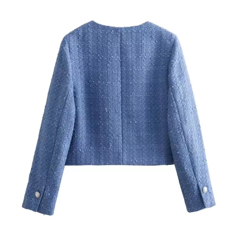 Blazer Manufacturer - OEM Custom PB&ZA Women 2024 Summer Pocket Decoration