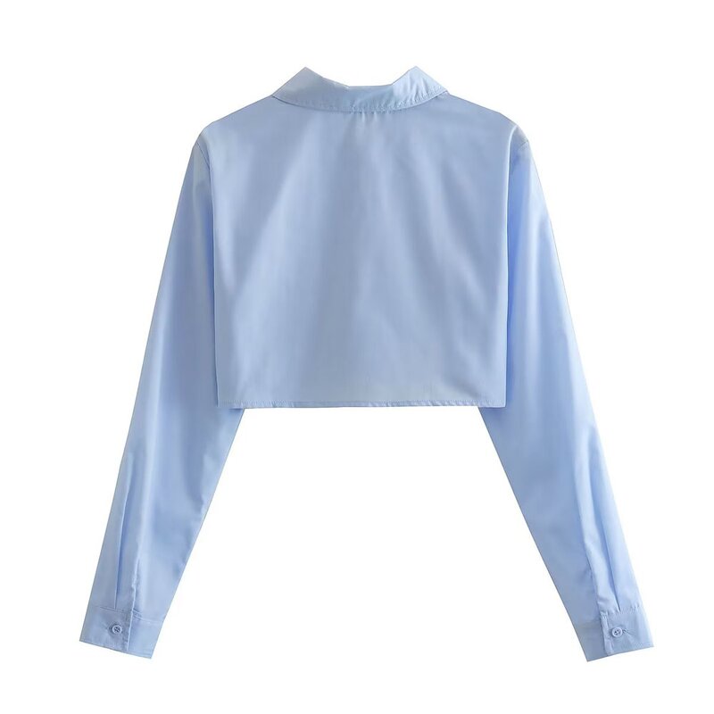 Shirt Manufacturer - OEM Custom PB&ZA Women 2022 Autumn Five-color Pocket