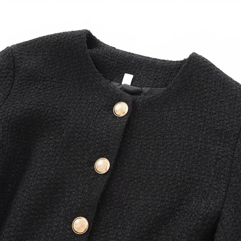 Coat Manufacturer - OEM Custom PB&ZA Women 2024 Autumn With Belt Woven