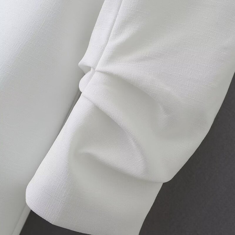 Blazer Coat Manufacturer - OEM Custom PB&ZA Women 2023 Spring Pleated