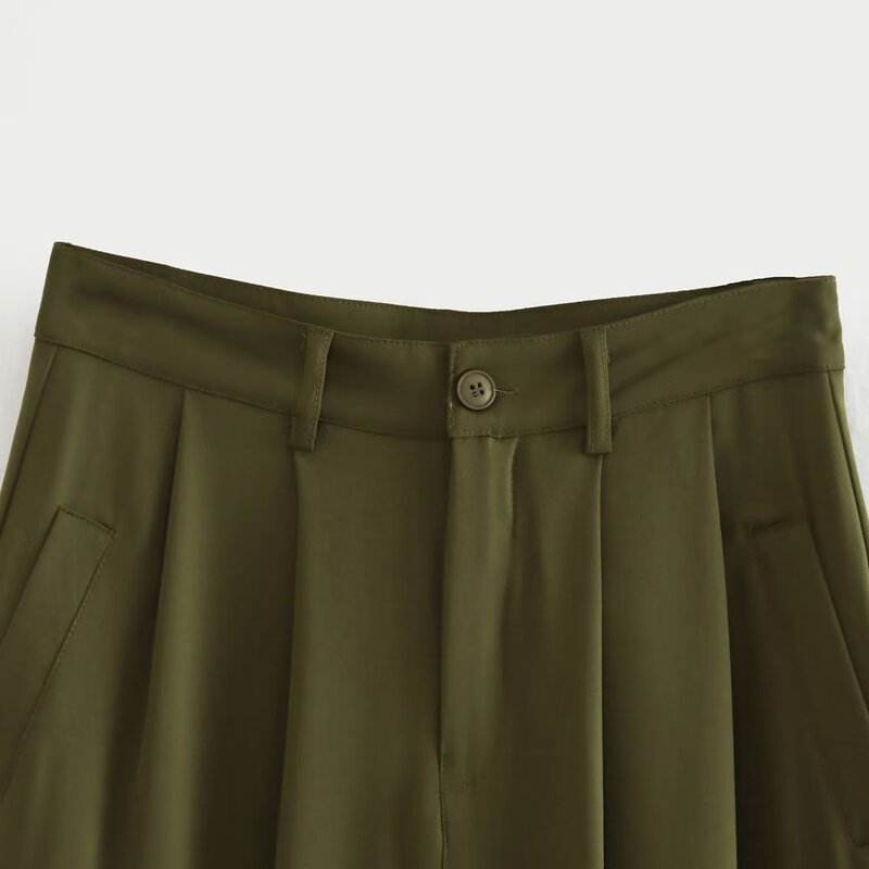 Cargo Pants Manufacturer - OEM Custom PB&ZA Women 2023 Pocket Trim Vintage