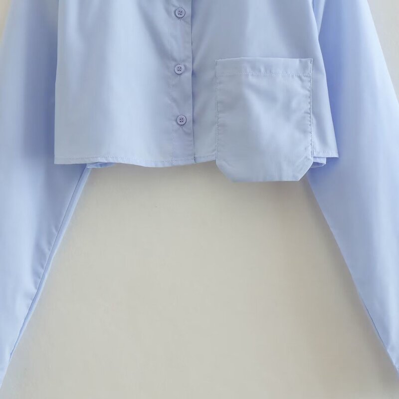 Shirt Manufacturer - OEM Custom PB&ZA Women 2022 Autumn Five-color Pocket