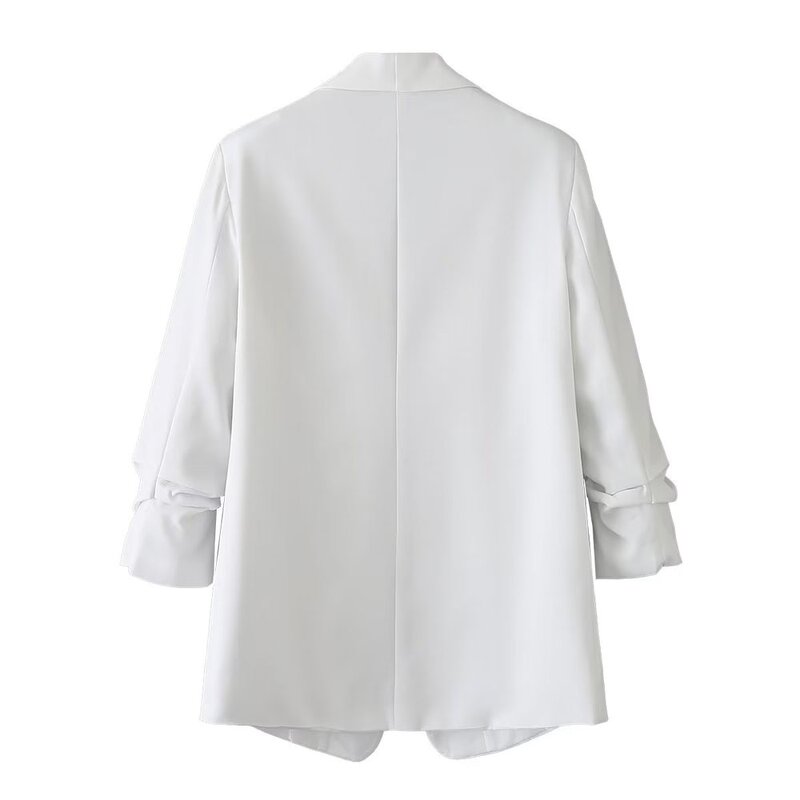 Blazer Coat Manufacturer - OEM Custom PB&ZA Women 2023 Spring Pleated