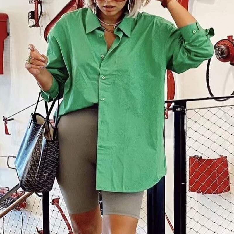 Women's Shirt Manufacturer - OEM Custom BMURHMZA Five Color Cotton Pocket