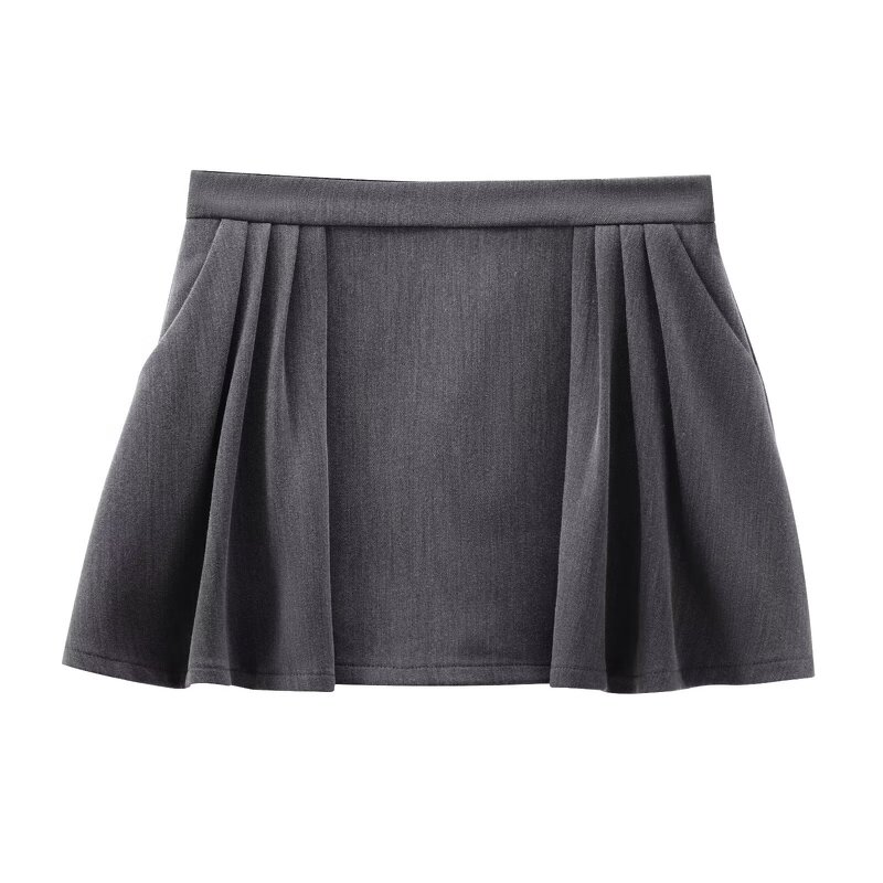 Short Skirt Manufacturer - OEM Custom PB&ZA Women 2025 Spring Pleated Body