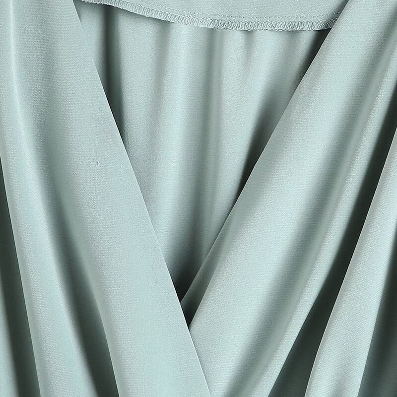 Dress Manufacturer - OEM Custom PB&ZA Women 2022 Autumn Multicolor Wrinkled