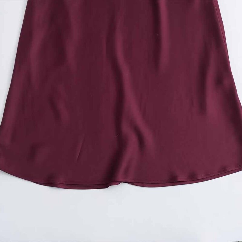 Dress Manufacturer - OEM Custom PB&ZA Women 2023 Spring Silk Satin MIDI