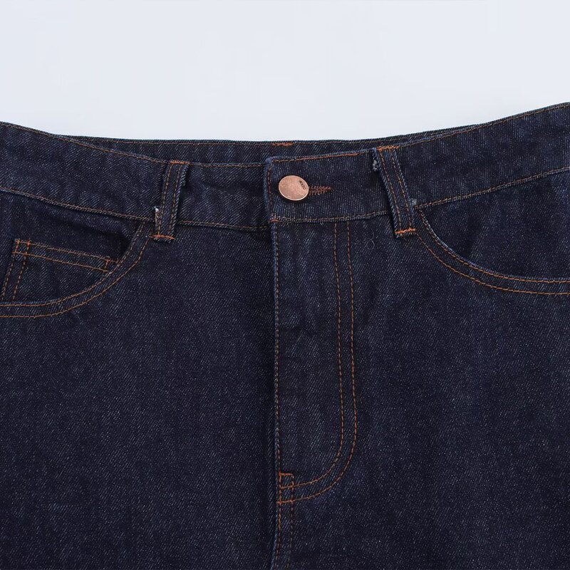 MIDI Cowboy Skirt Manufacturer - OEM Custom PB&ZA Women 2025 Spring Vintage