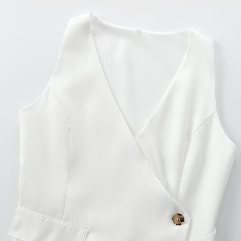 Jumpsuit Manufacturer - OEM Custom PB&ZA Women 2024 Summer Asymmetrical