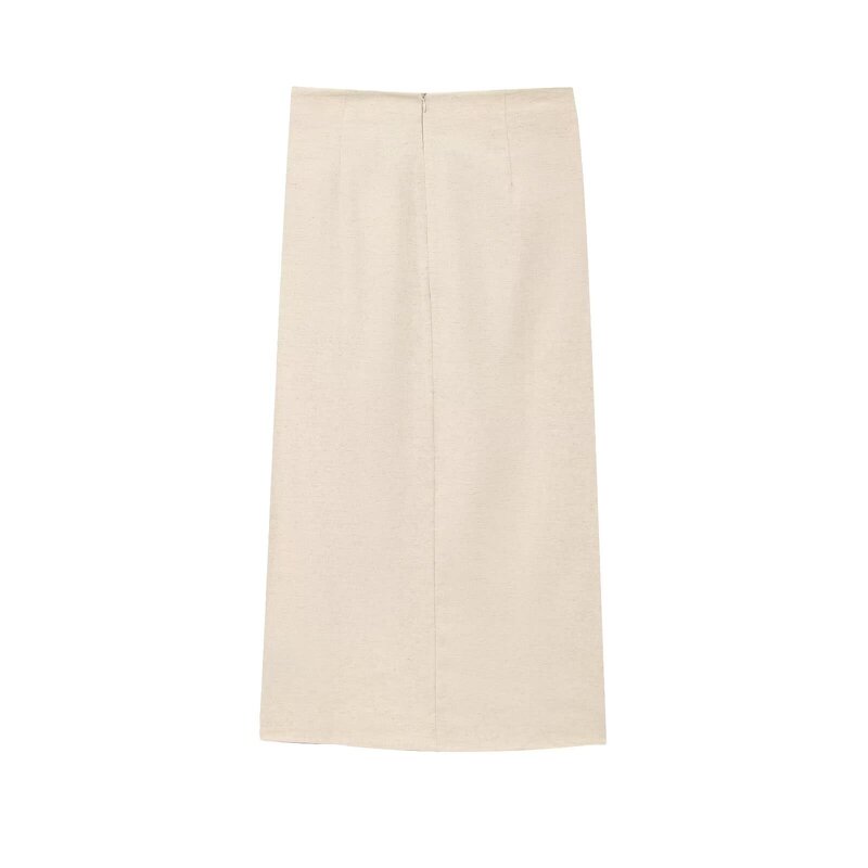 MIDI Skirts Manufacturer - OEM Custom PB&ZA Women 2025 Summer Clasp