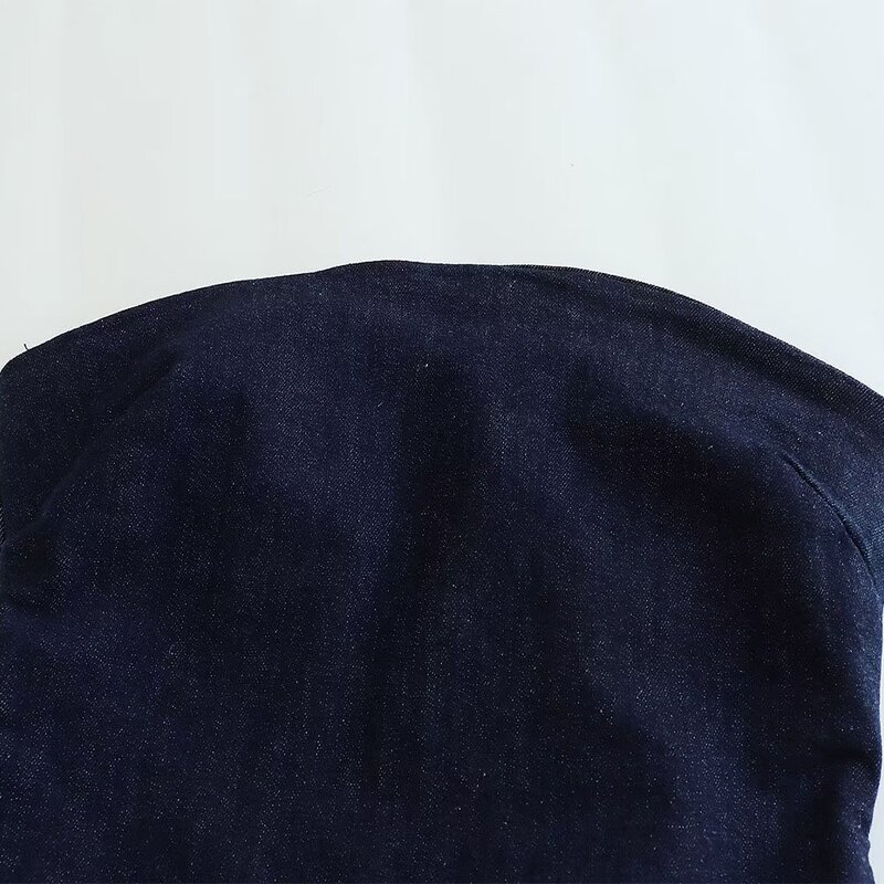 Dress Manufacturer - OEM Custom PB&ZA Women 2025 Spring Denim Vintage