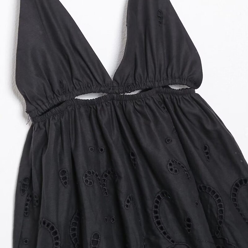 Dress Manufacturer - OEM Custom PB&ZA Women 2023 Summer Hollowed Out