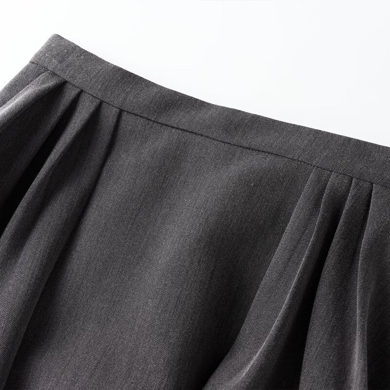 Short Skirt Manufacturer - OEM Custom PB&ZA Women 2025 Spring Pleated Body