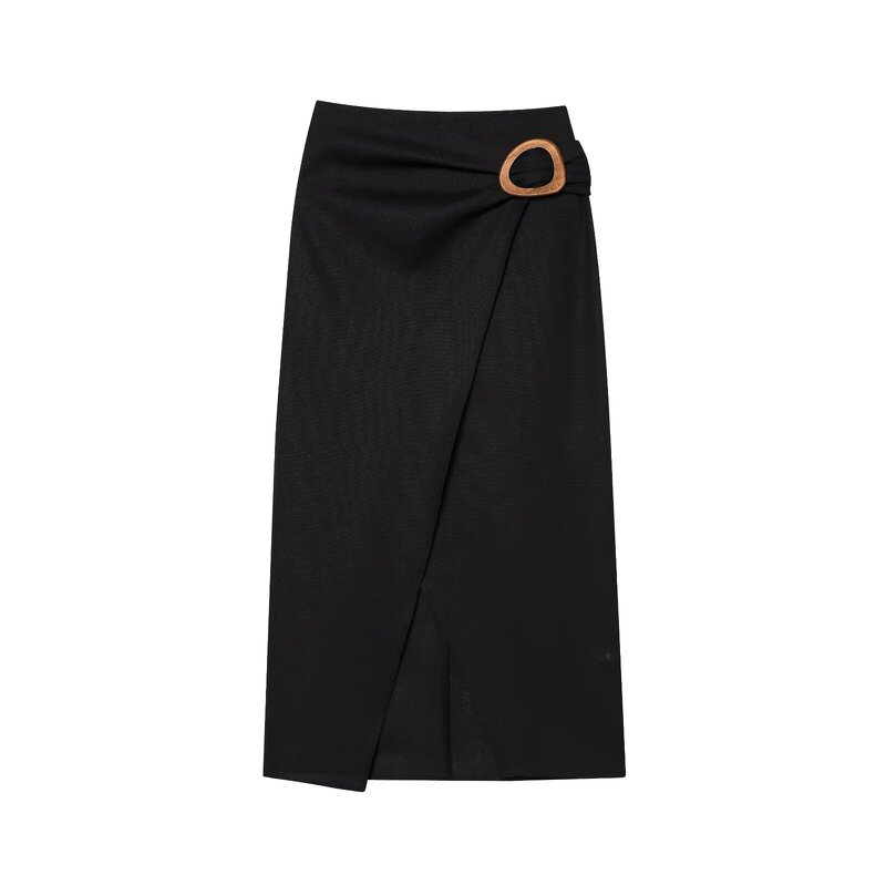 MIDI Skirts Manufacturer - OEM Custom PB&ZA Women 2025 Summer Clasp