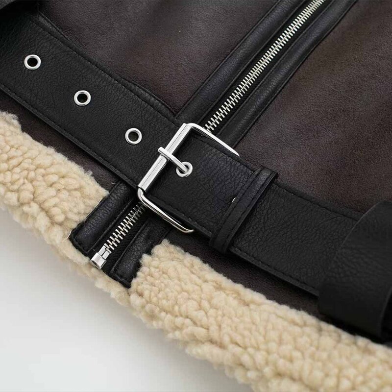 Reversible Jacket Manufacturer - OEM Custom PB&ZA Women 2023 Winter Cropped