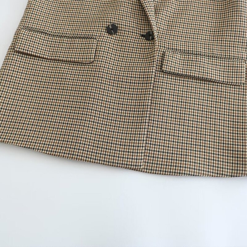 Blazer Coat Manufacturer - OEM Custom PB&ZA Women 2024 Autumn Double