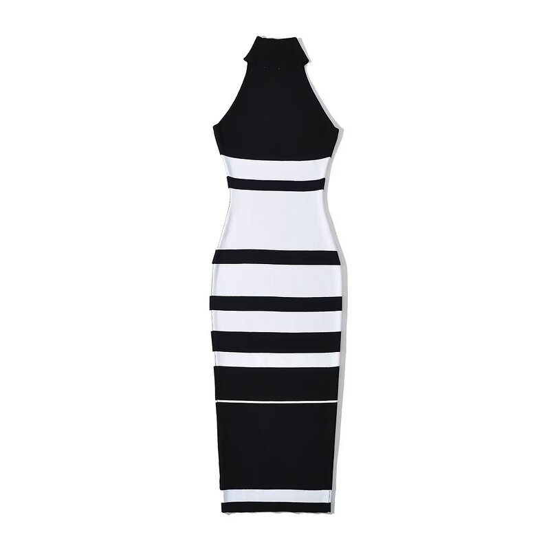 Skirt Manufacturer - OEM Custom PB&ZA Women 2023 Spring Intercolored Striped