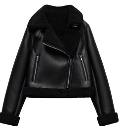 Coat Manufacturer - OEM Custom PB&ZA Women Fashion Black Standing Collar