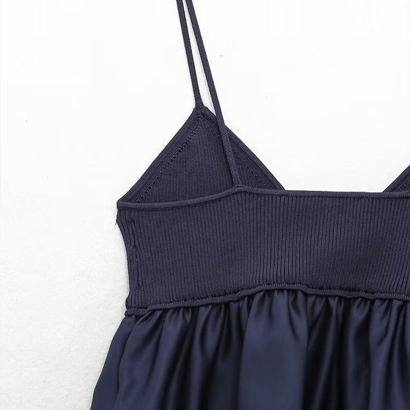 Halter Top Manufacturer - OEM Custom PB&ZA Women 2022 Autumn Patchwork