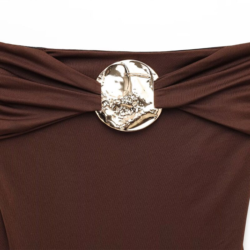 Swimsuit Jumpsuits Manufacturer - OEM Custom PB&ZA Women 2025 Summer Metal