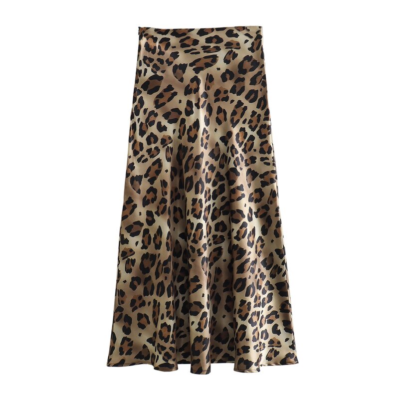 Midi Skirt Manufacturer - OEM Custom PB&ZA Women 2024 Spring Silk Satin