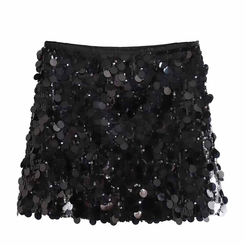 Mini Skirts Manufacturer - OEM Custom PB&ZA Women 2025 Autumn Sequins