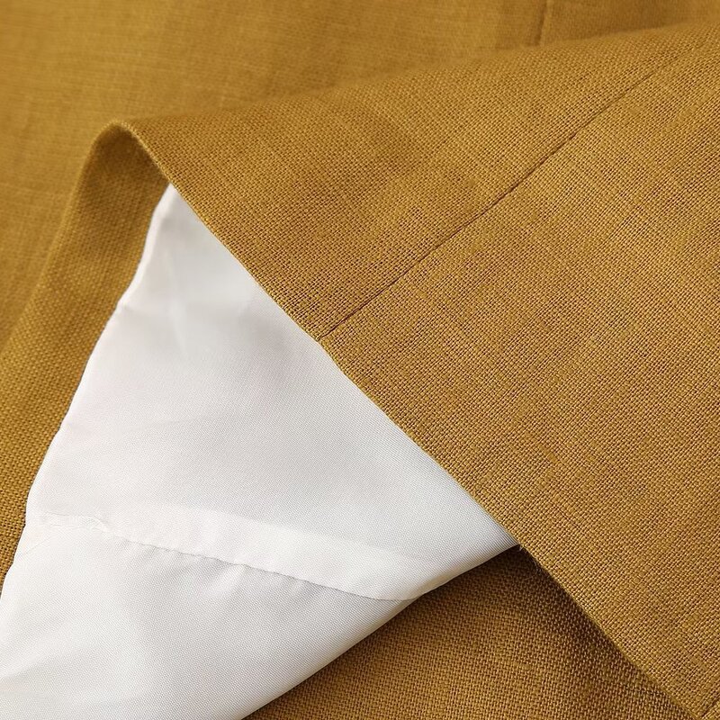 Blazer Coat Manufacturer - OEM Custom PB&ZA Women 2023 Summer Linen Double