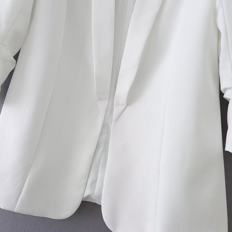 Blazer Coat Manufacturer - OEM Custom PB&ZA Women 2023 Spring Pleated