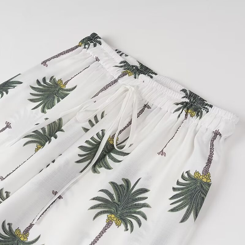 Printed Pants Suit Manufacturer - OEM Custom PB&ZA Set 2 Pieces 2024