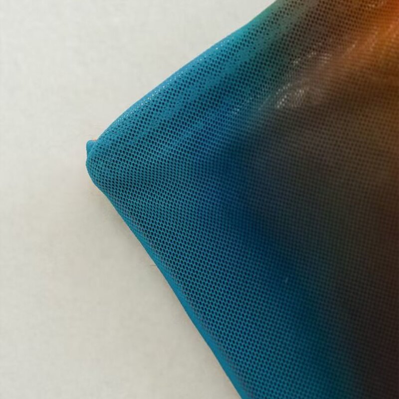 Dress Manufacturer - OEM Custom PB&ZA Women 2022 Autumn Silk Mesh Printed