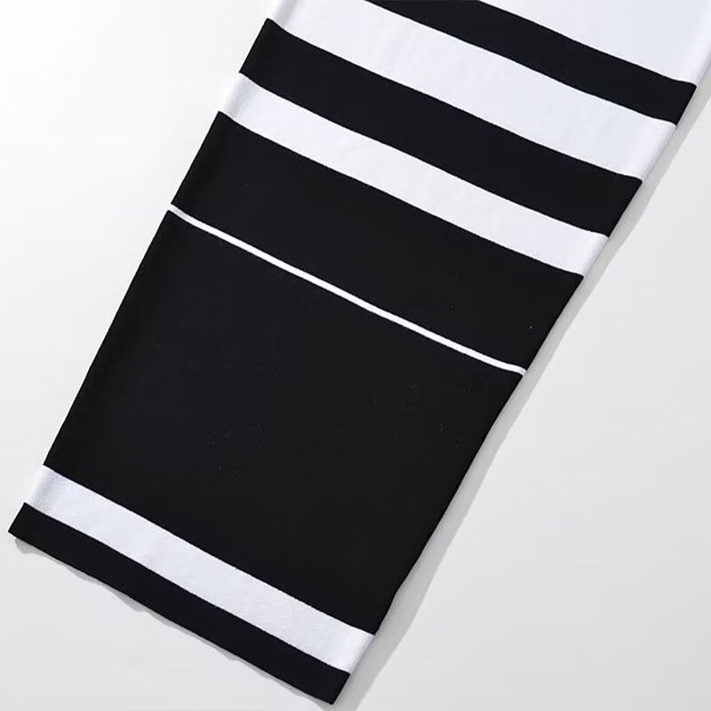 Skirt Manufacturer - OEM Custom PB&ZA Women 2023 Spring Intercolored Striped