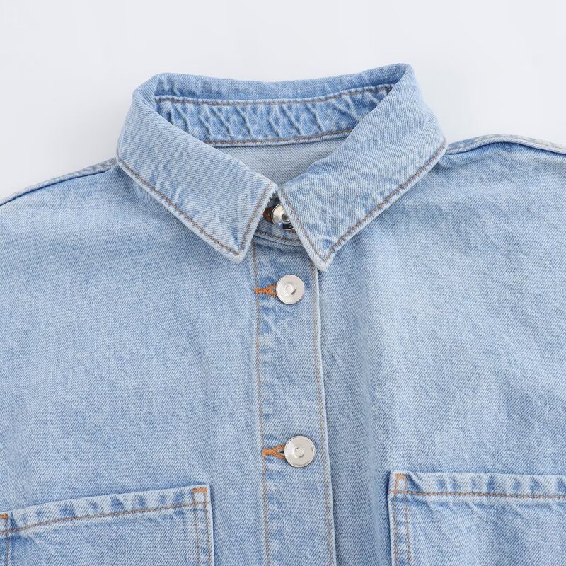 Jeans Jumpsuits Manufacturer - OEM Custom PB&ZA Women 2024 Summer Short