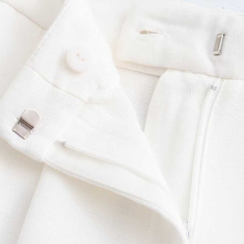 Pants Manufacturer - OEM Custom PB&ZA Women 2024 Spring Pleated Wide Legs