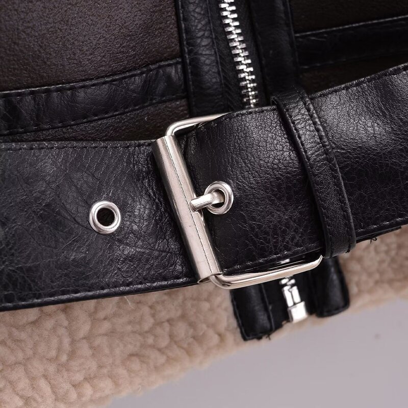 Faux Leather Waistcoat Manufacturer - OEM Custom PB&ZA Women 2025 Double