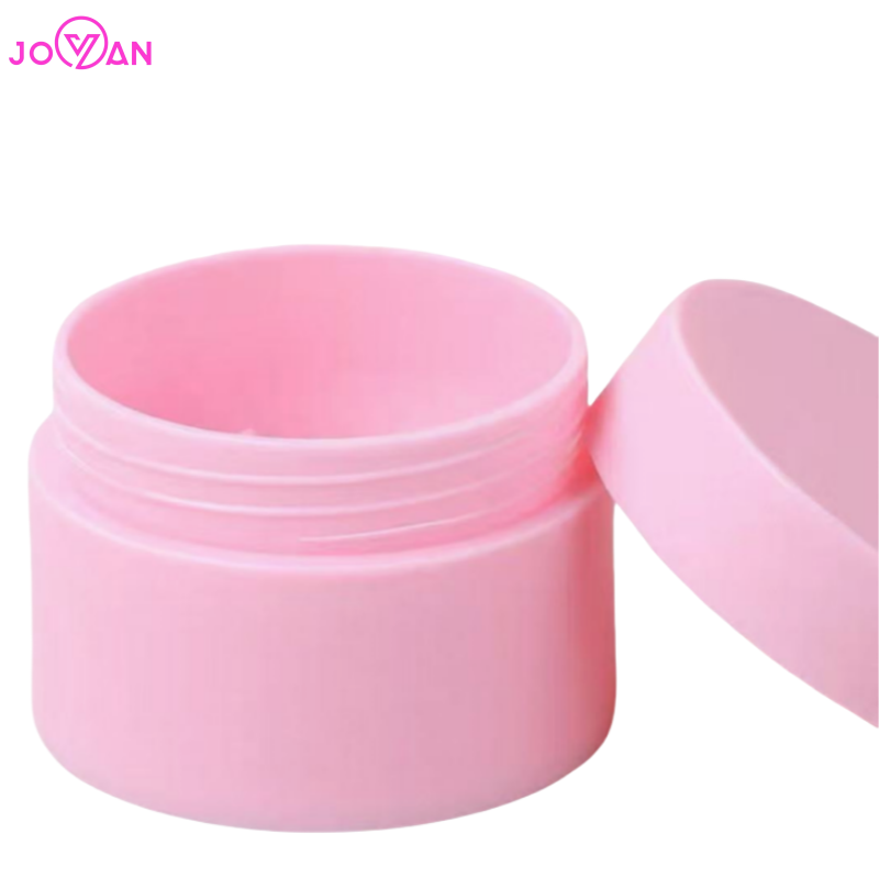Solid Pink & Blue 5g 10g 15g 30g 50g 80g PP Plastic Jars for Skin Care Cream Loose Powder