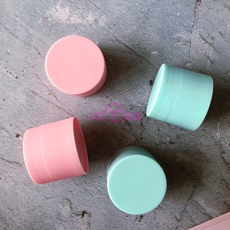 Solid Color 5g-80g PP Cream Jars Plastic Cap Screw Top for Skin Care Travel Packing Face Cream
