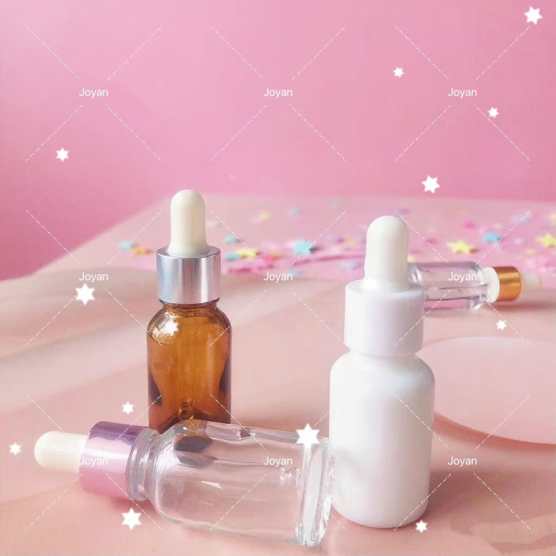Rose Golden Droppe Serum Bottle 5ml to 50ml Sizes with Screw Seal Essential Oil Bottles for Skin Care MOQ 1000pcs
