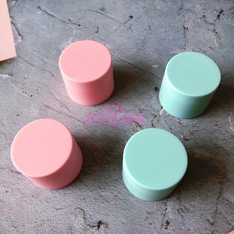 Solid Color 5g-80g PP Cream Jars Plastic Cap Screw Top for Skin Care Travel Packing Face Cream