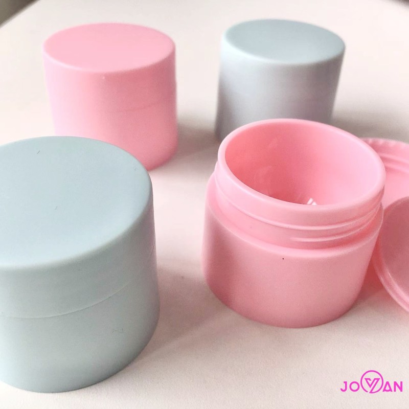 Solid pink Blue 5g 10g 15g 30g 50g 80g pp Plastic Jars Cosmetic for Cream