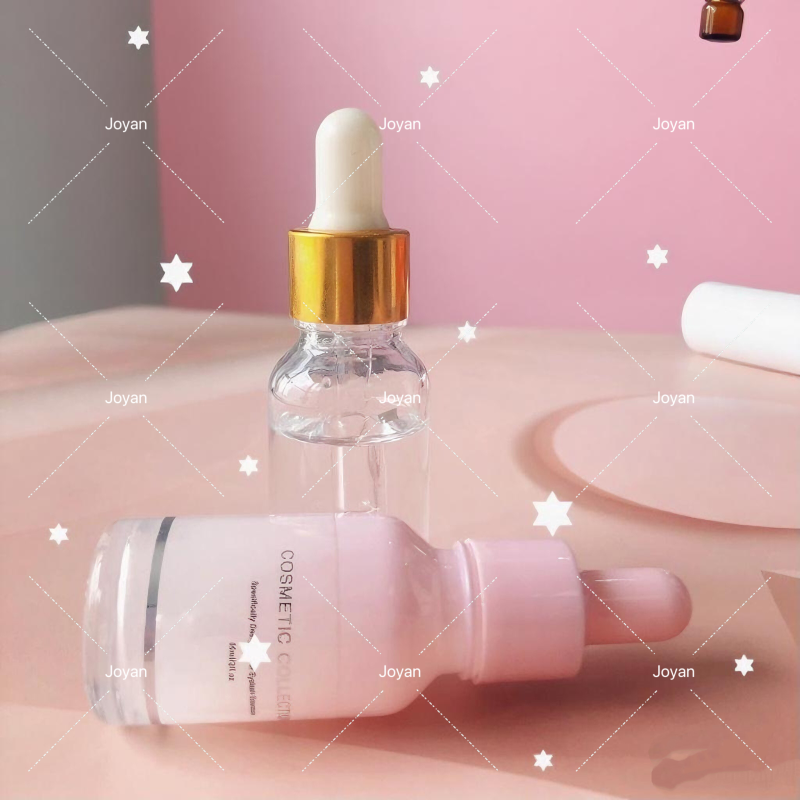Rose Golden Droppe Serum Bottle with Screw Cap 5ml-50ml Capacities 1000pcs MOQ for Skin Care