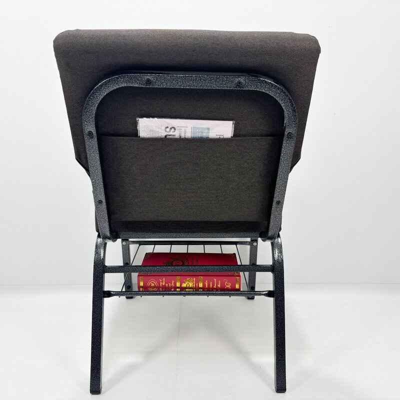 Church Chair Supplier - Sillas Para Iglesia With Book Rack