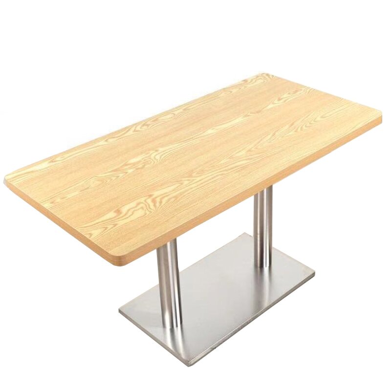 Industrial Dining Table Supplier - Hot Sale MDF Metal Design