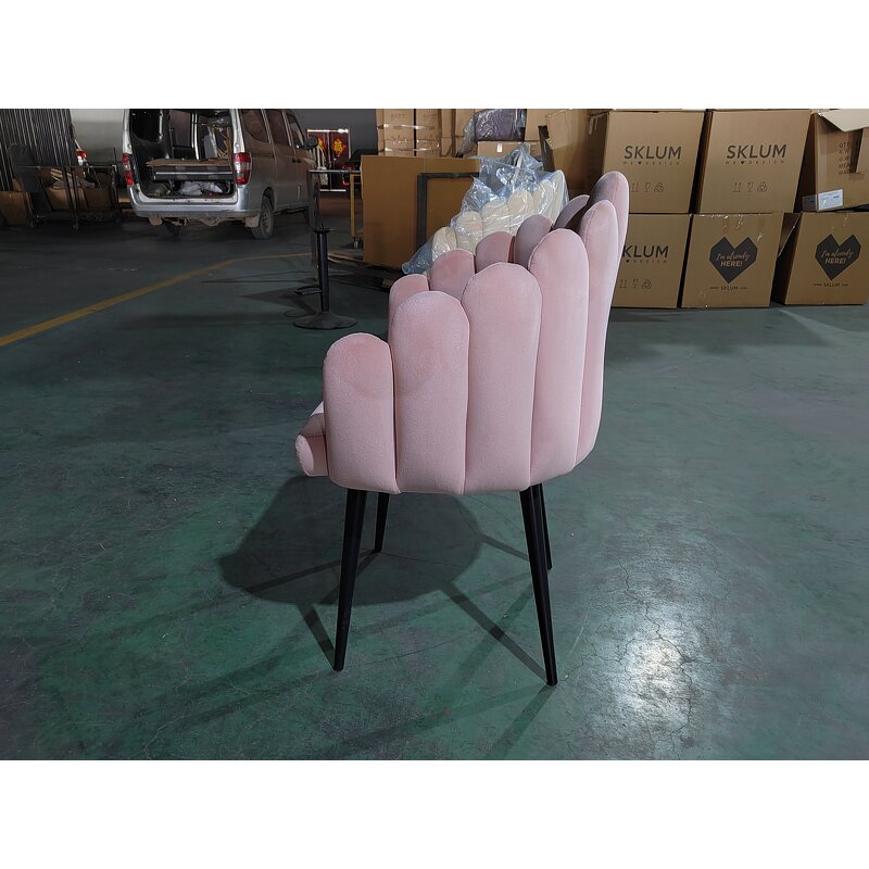 Dining Chair Supplier - Velvet Arm Hotel Restaurant Fabric