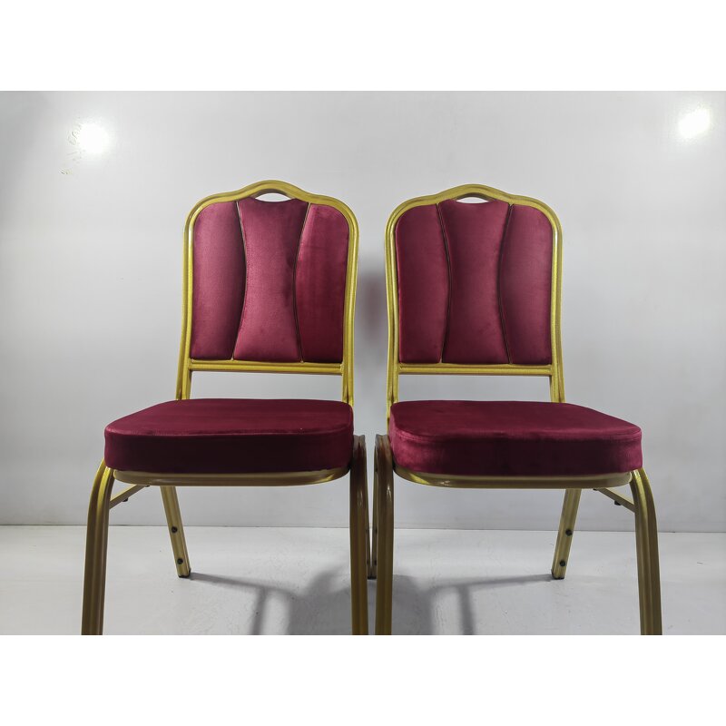 Banquet Hall Chair Supplier - Commercial Stacking Metal Outdoor