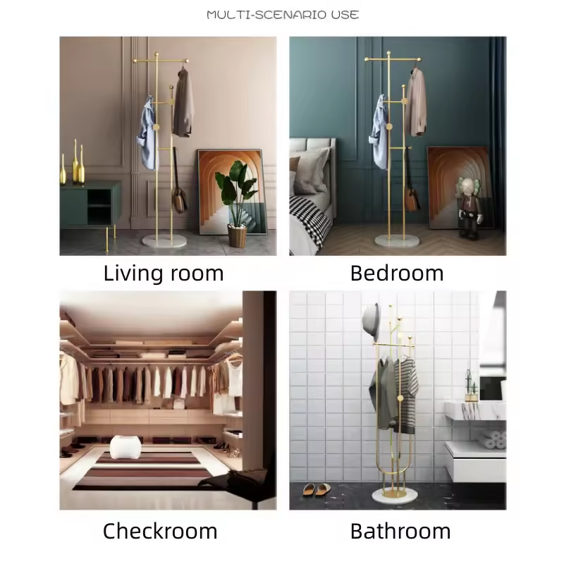 Coat Rack Factory - Modern Multifunctional Metal Marble Entry