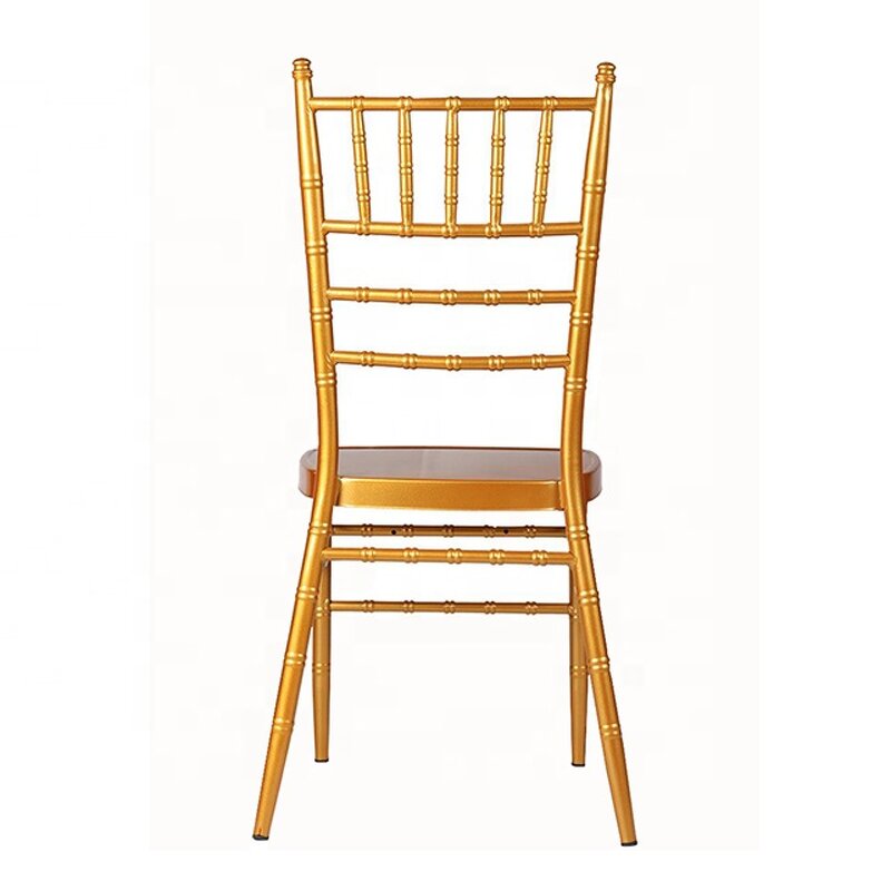 Chiavari Chair Supplier - White Gold Stacking Tiffany Wedding