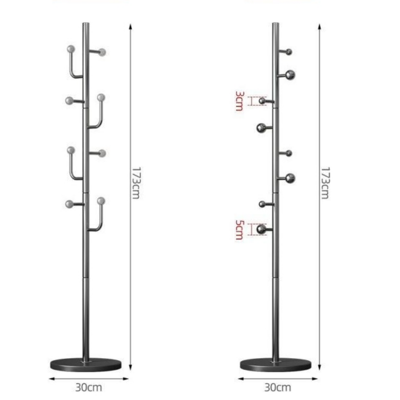 Coat Rack Supplier - Floor-to-ceiling Hanging Clothes Hat Rack